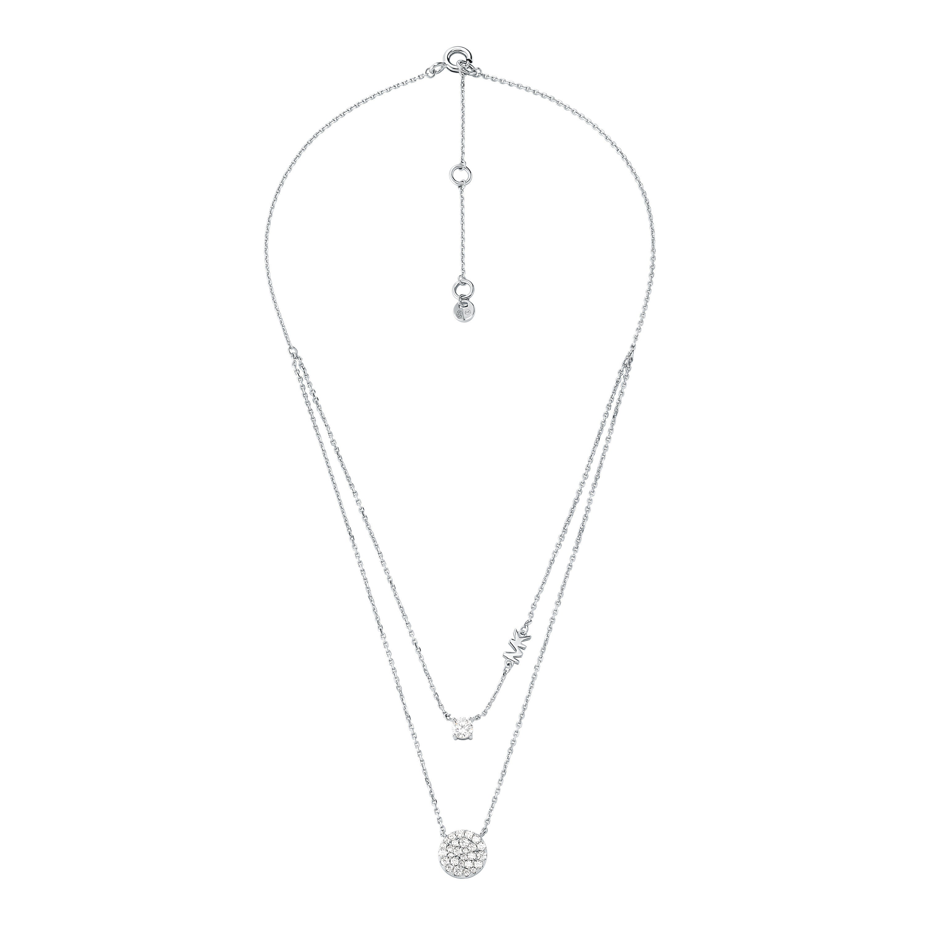 Michael Kors Premium Double Silver Necklace MKC1591AN040