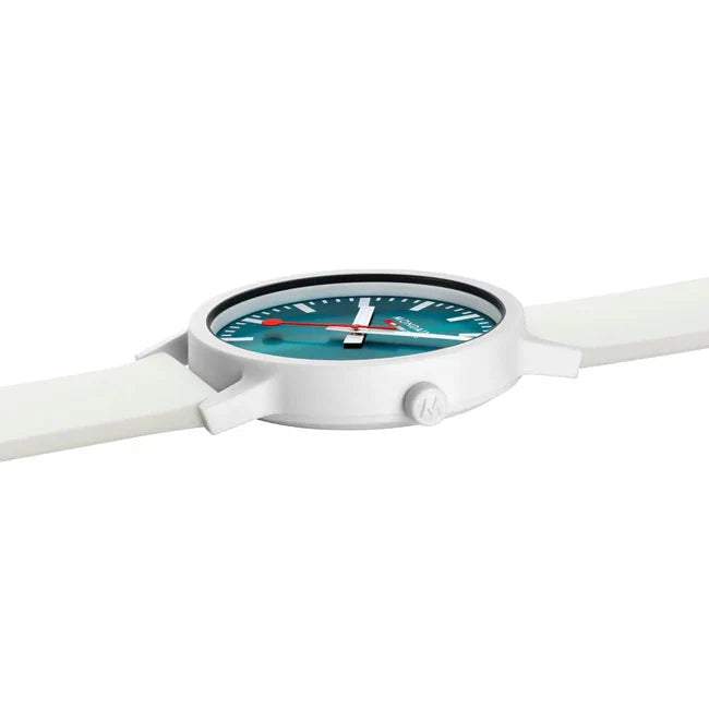Mondaine Limited Edition Essence Teal 41mm Watch MS1.41140.RA