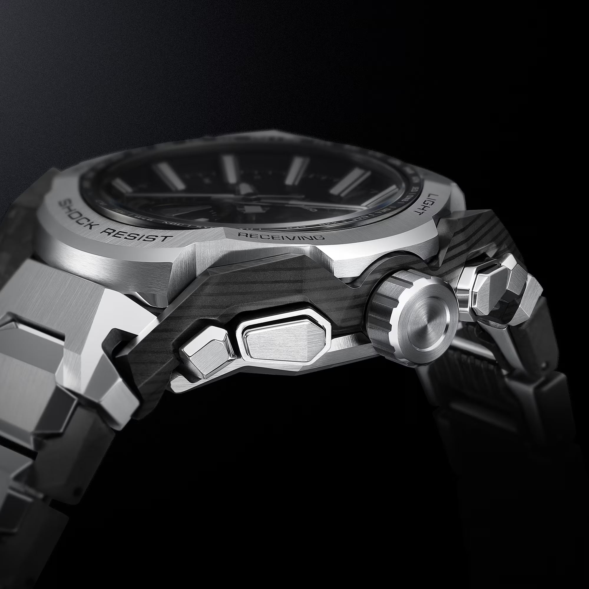 G-Shock MTG Ana Carbon Black Dial Hybrid Bluetooth® Connectivity MTGB4000D-1A