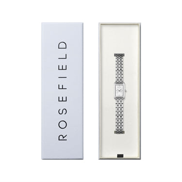 Rosefield Heirloom Mini Sunray Dial Silver Bracelet Watch MWSSS-M09