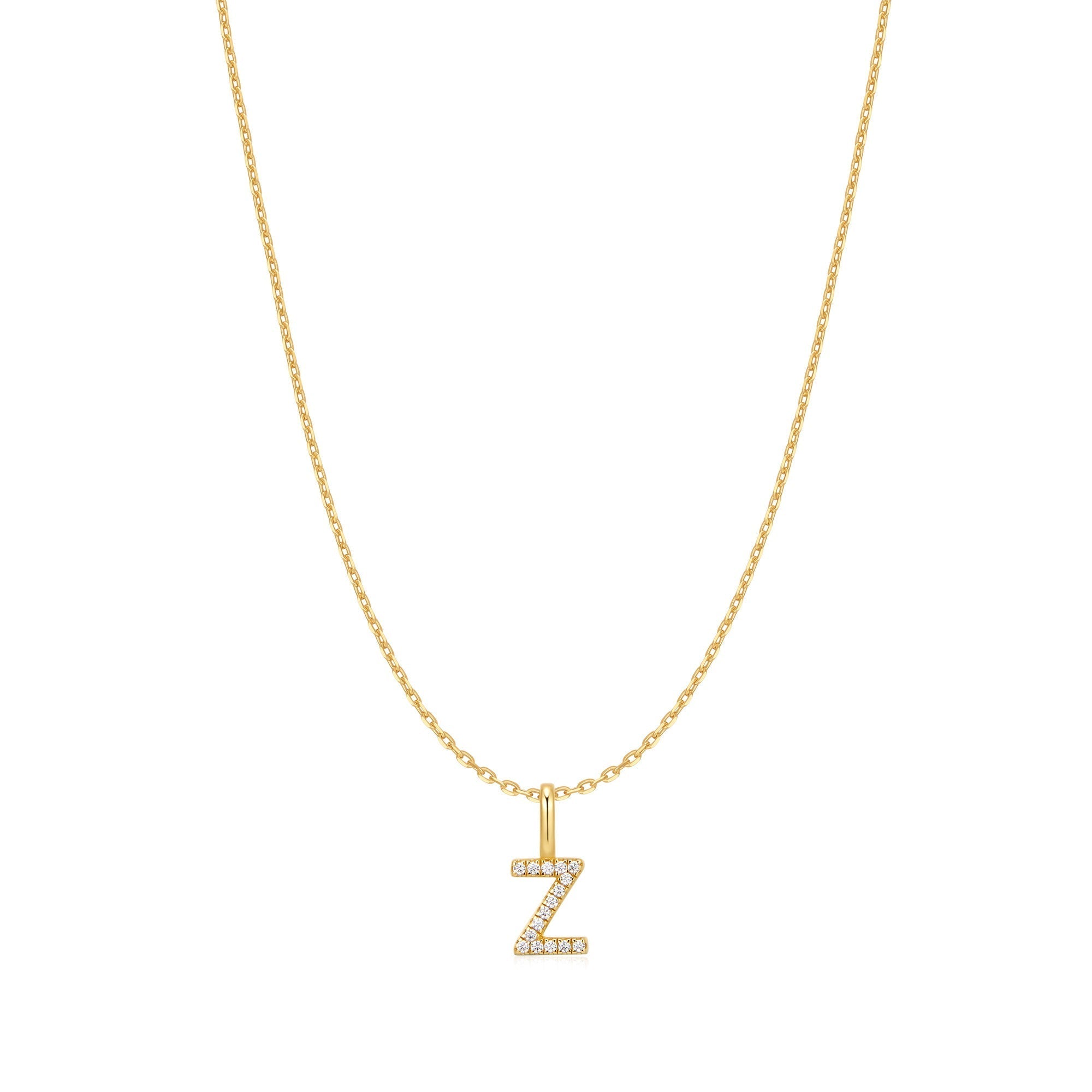 Ania Haie Gold Letter Z Initial Necklace