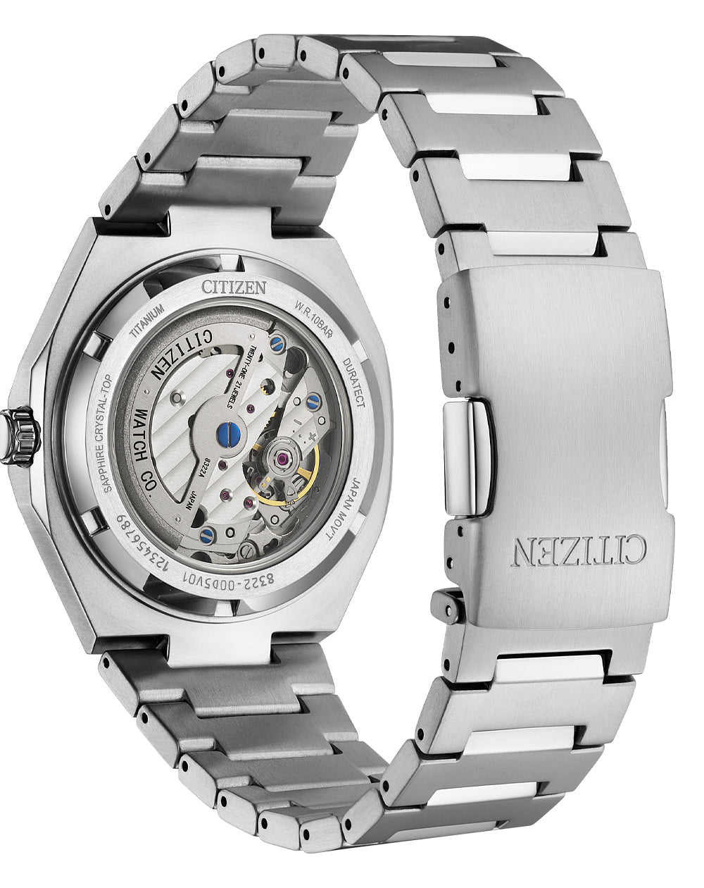 Citizen Zenshin Automatic Green Dial Stainless Steel Watch NK5020-58X