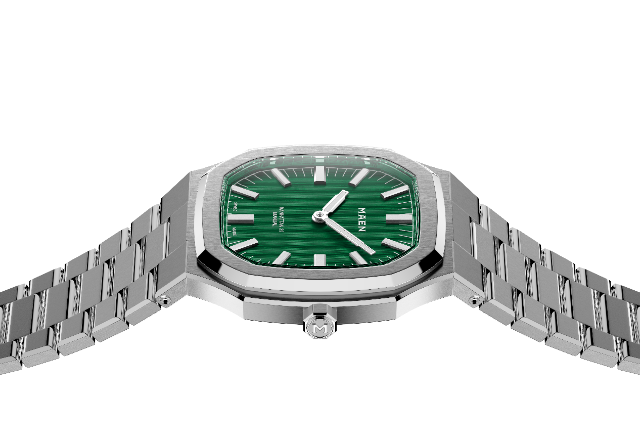 MAEN Manhattan 40 Green Dial Date Automatic Watch M3.1.5