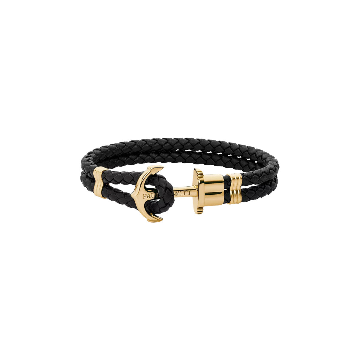 Paul Hewitt Phrep Black Leather M Bracelet