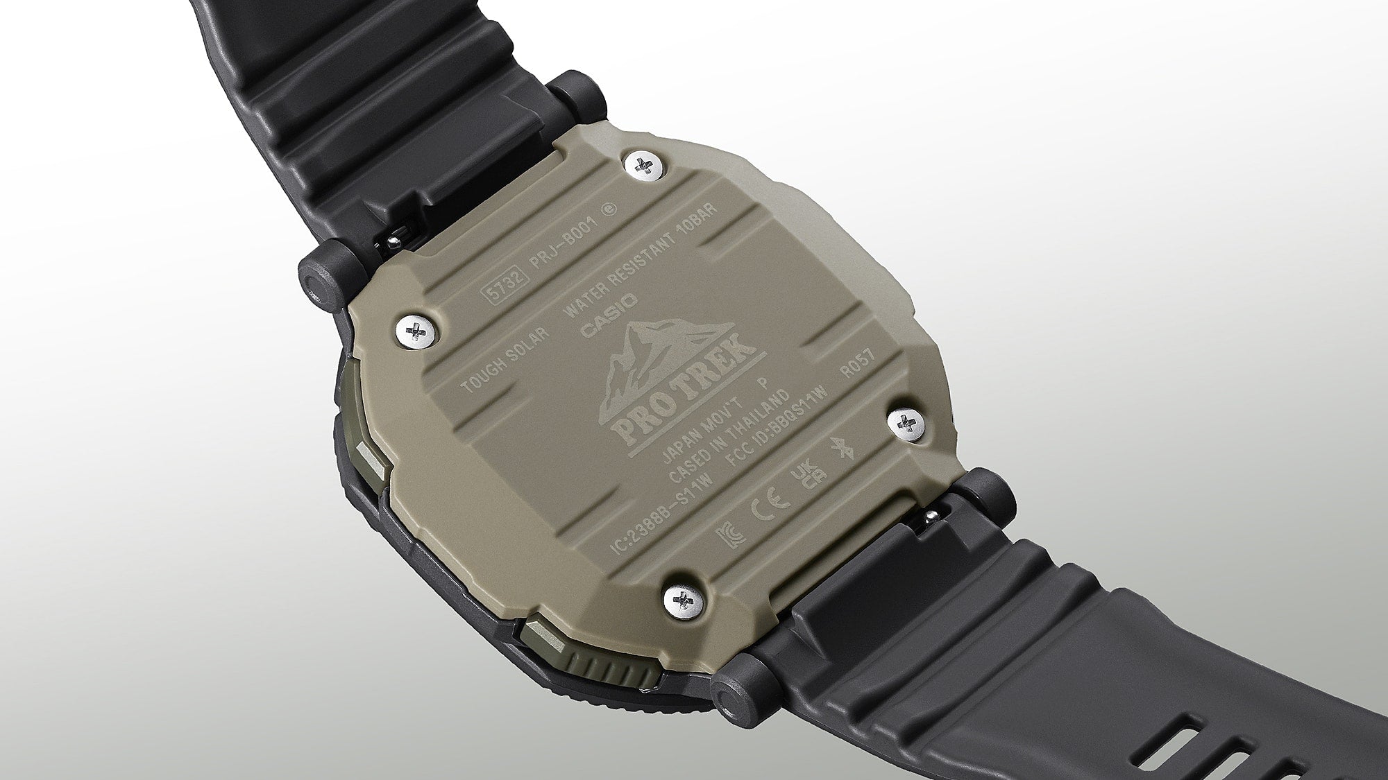 Casio Protrek DUO Solar Black Resin Band Watch PRJB001-1D
