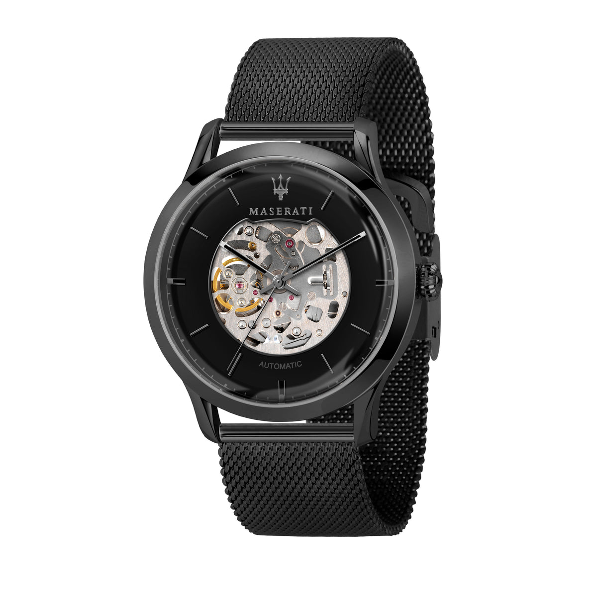 Maserati Ricordo 42mm Automatic Black Mesh Watch