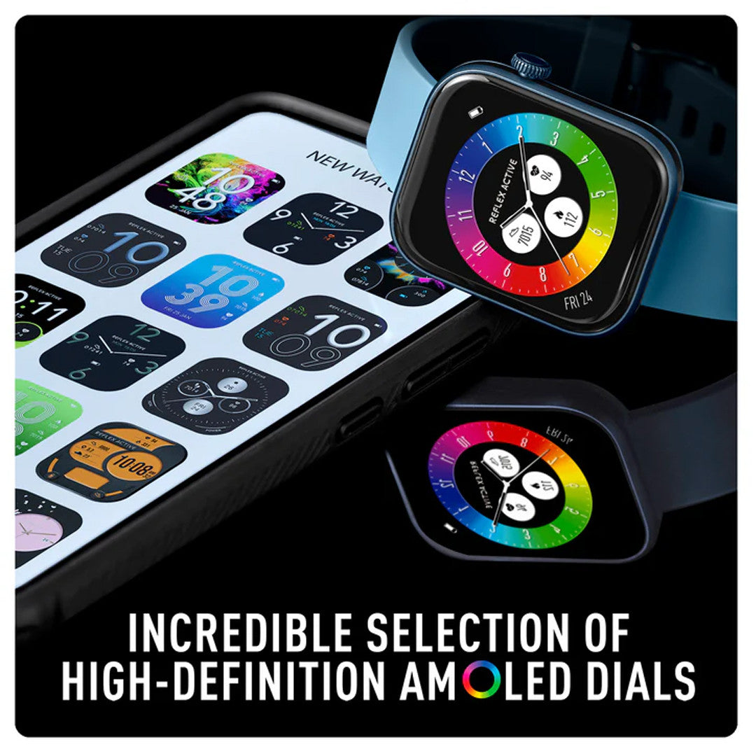 Reflex Active Series 40 AMOLED Denim Blue Silicone Smart Watch