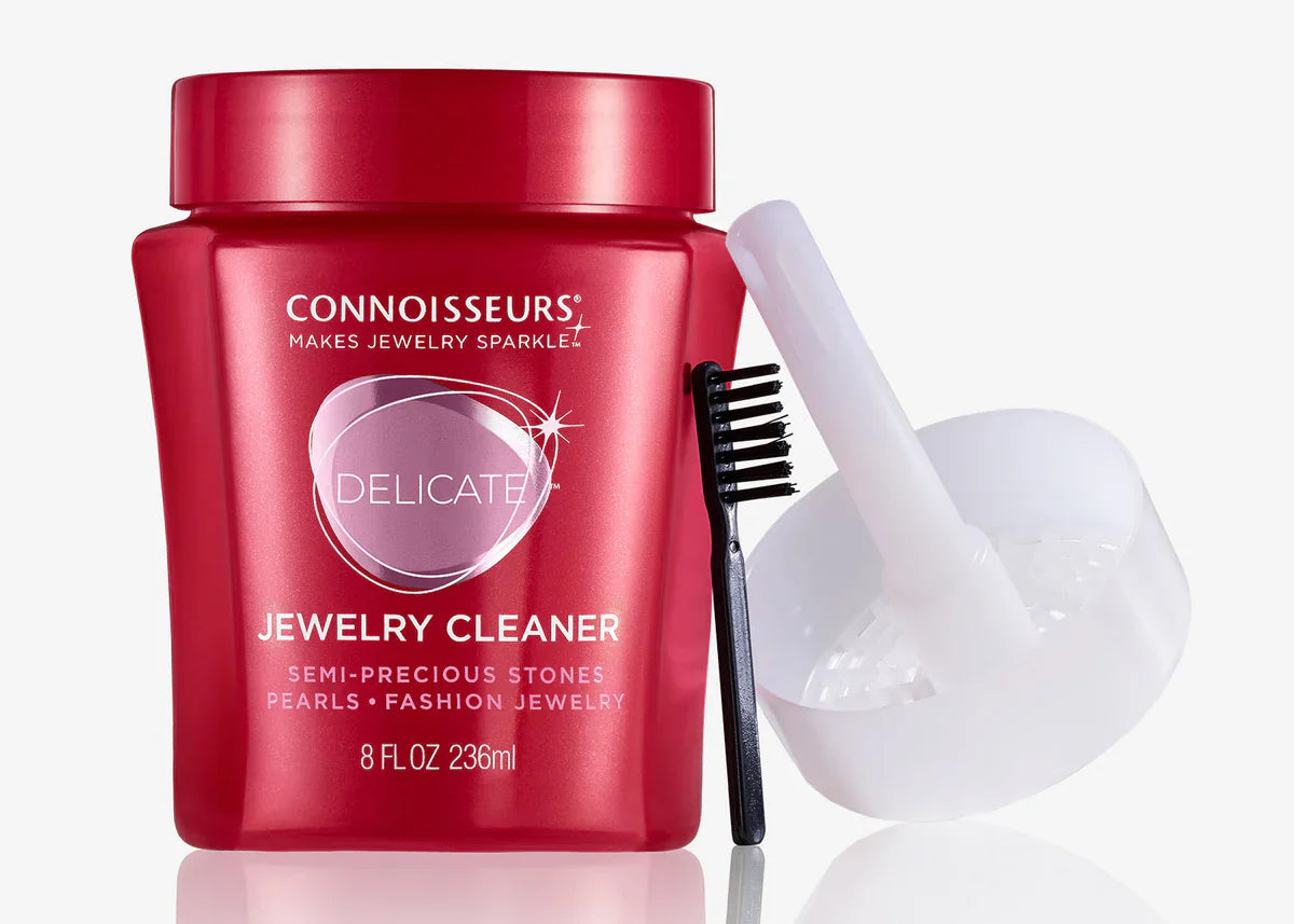 Connoisseurs Delicate Jewellery Cleaner | 250ml. Dip Tray + Brush