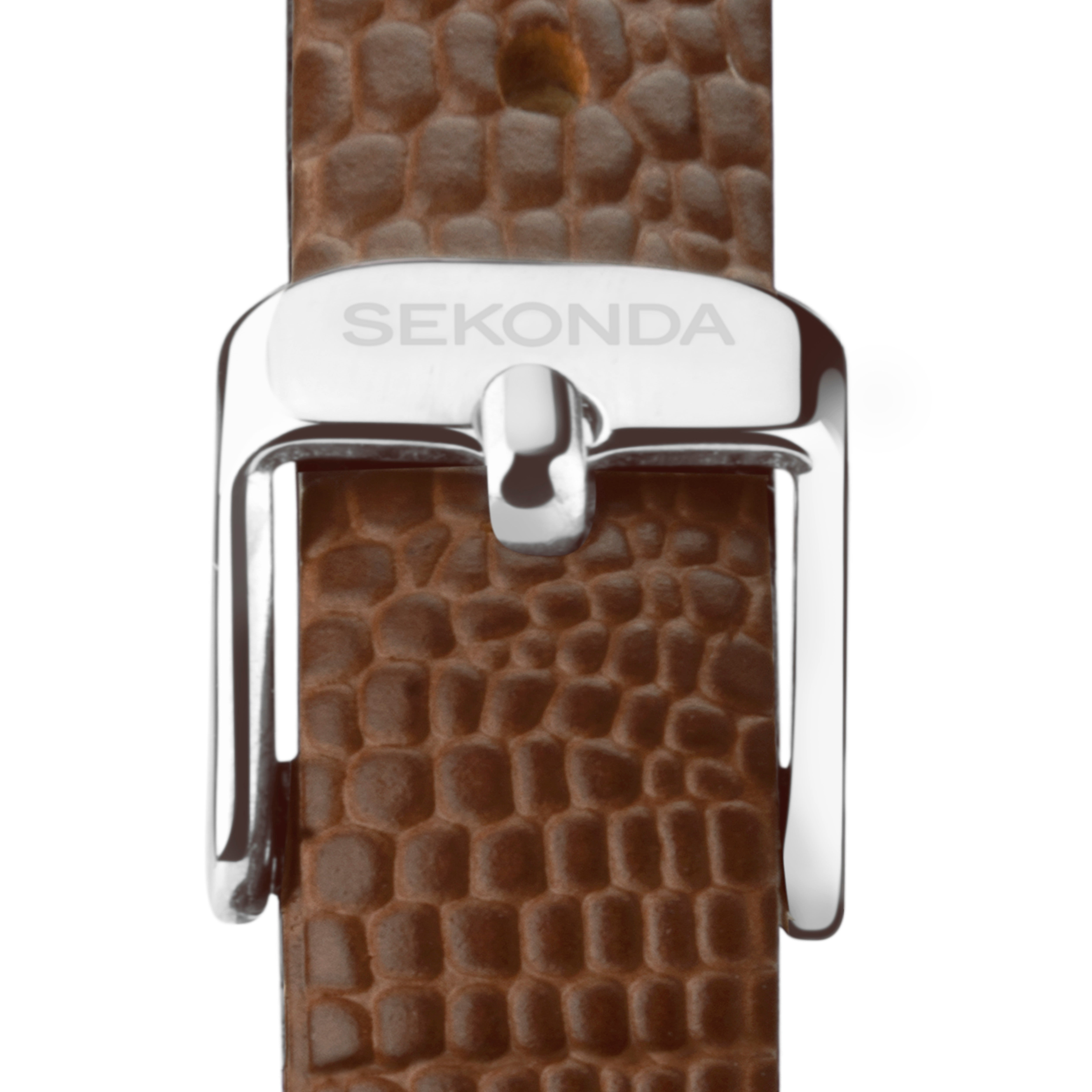 Sekonda Monica Brown Womens Leather Strap Watch Modern Durable Design