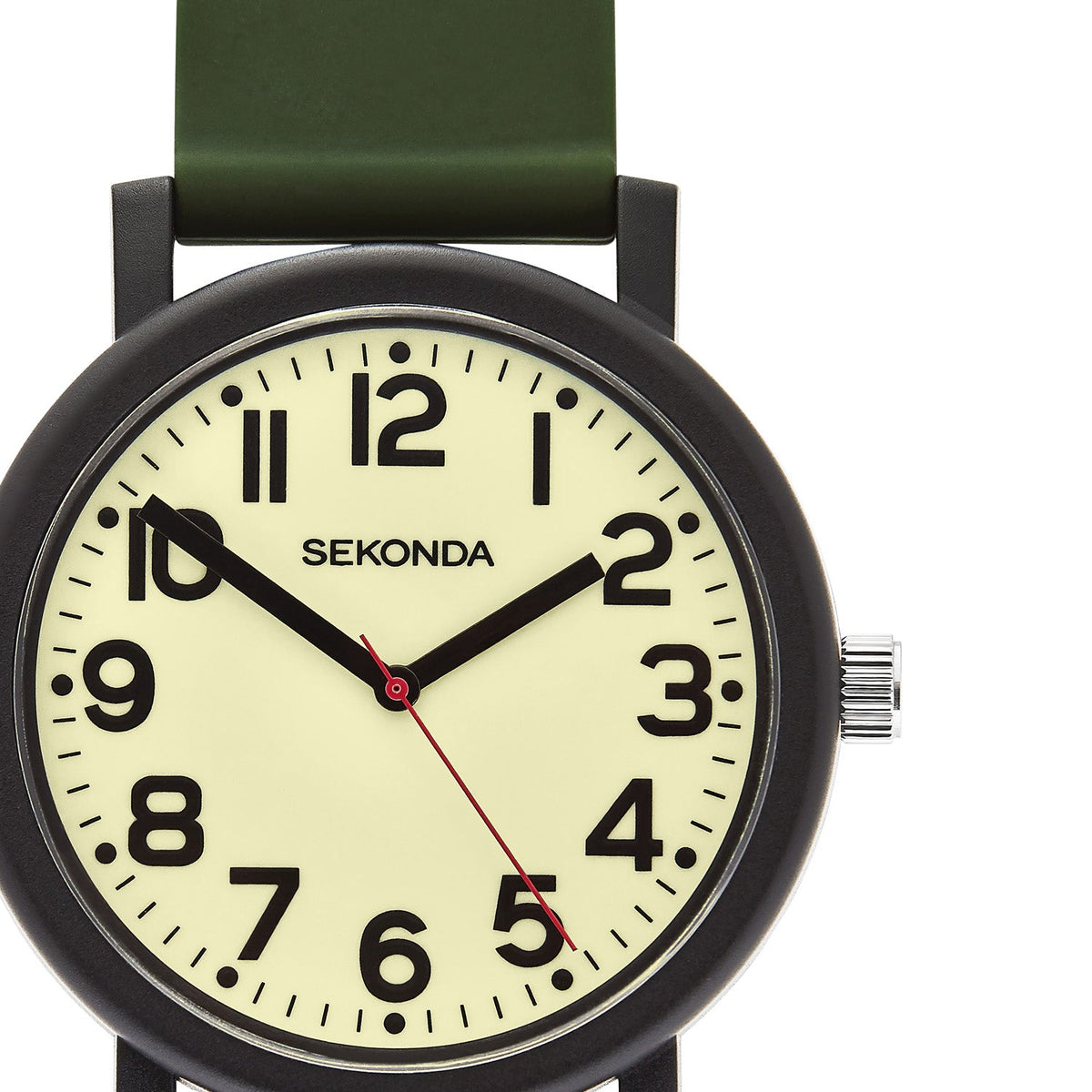 Sekonda Nova Light Green Dial Green Silicone Unisex Watch SK30360 view 5