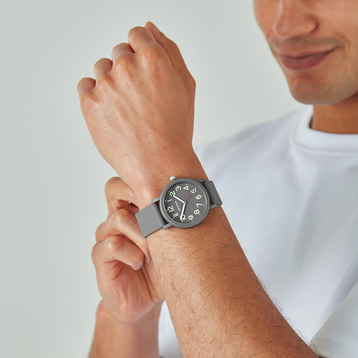 Sekonda Nova Grey Dial Grey Silicone Unisex Watch SK30361 view 2