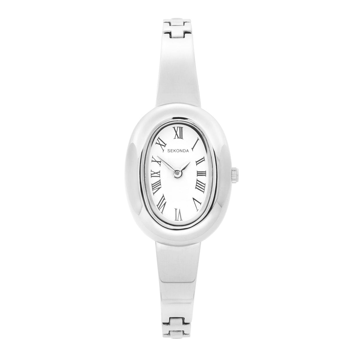 Sekonda Bellamy White Dial Silver Alloy Womens Watch SK40796 front packshot