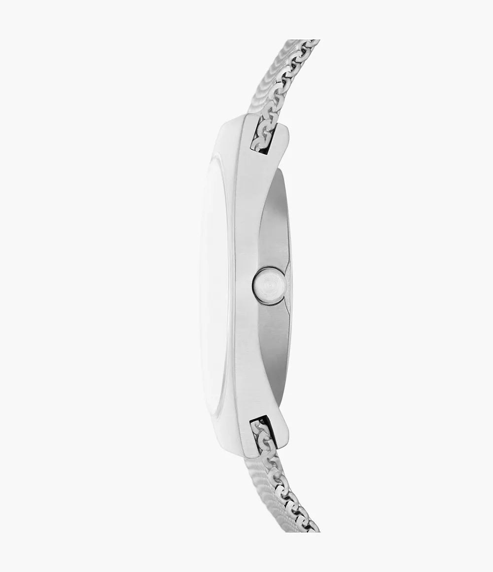 Skagen Lille Grenen Stainless Steel Mesh Solar Watch SKW3080 – Eco-Conscious and Elegant
