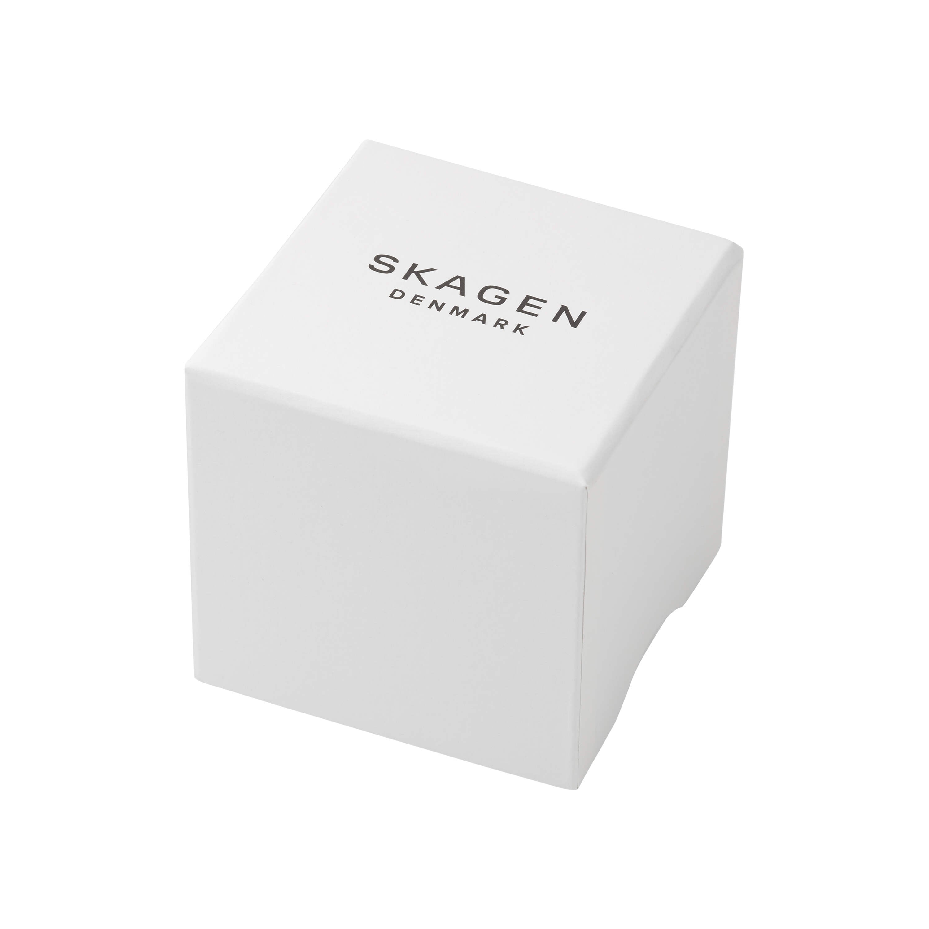 Skagen Signatur Black Dial Cherry Wood Leather Watch SKW6860