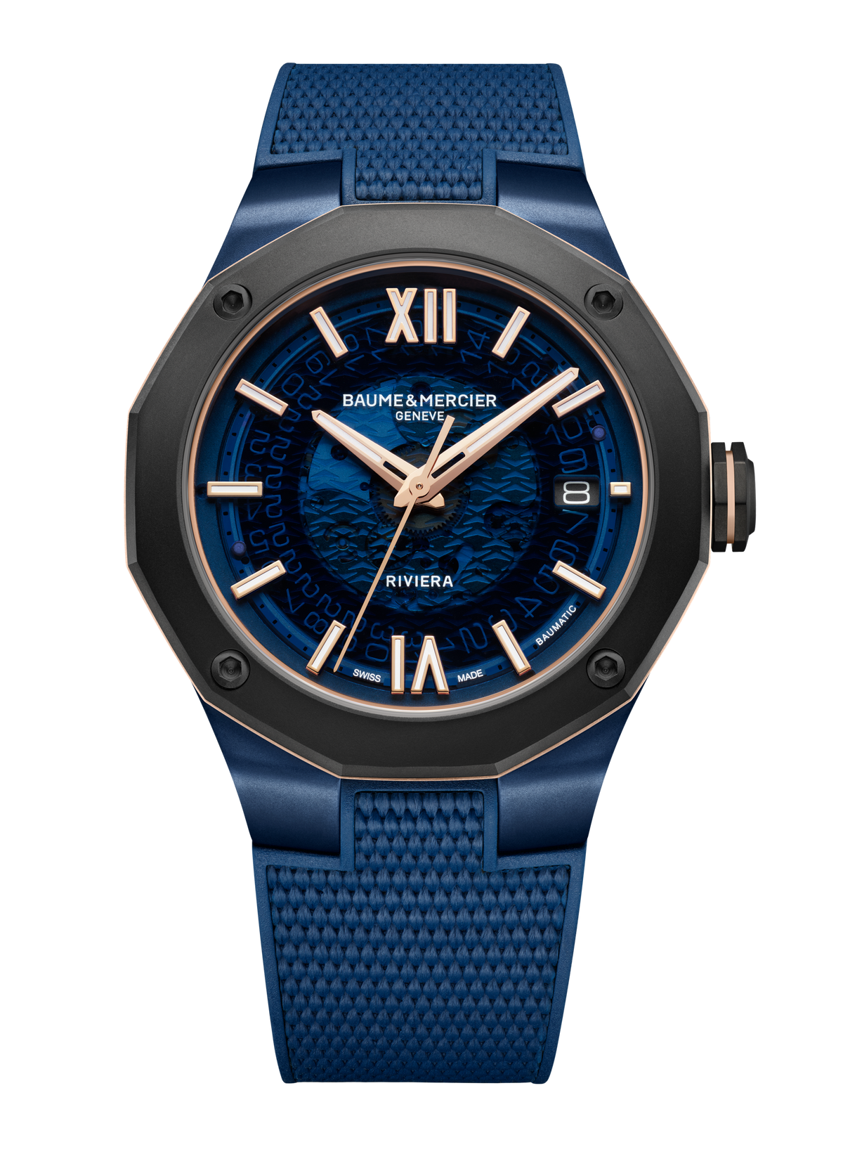 Baume & Mercier Riviera Automatic 42mm Titanium Steel Watch  display picture 3