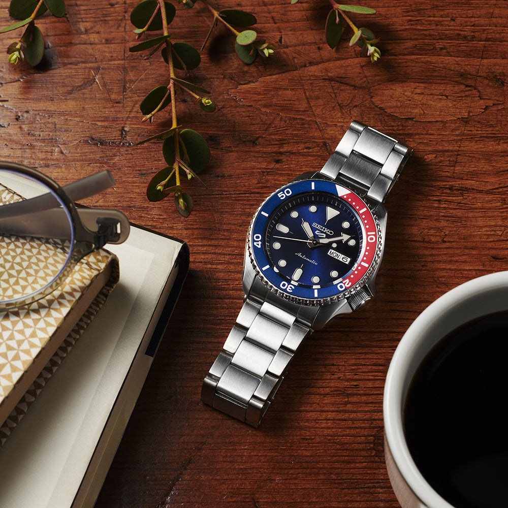 Seiko 5 Sports "5KX" Pepsi Bezel Automatic SRPD53K