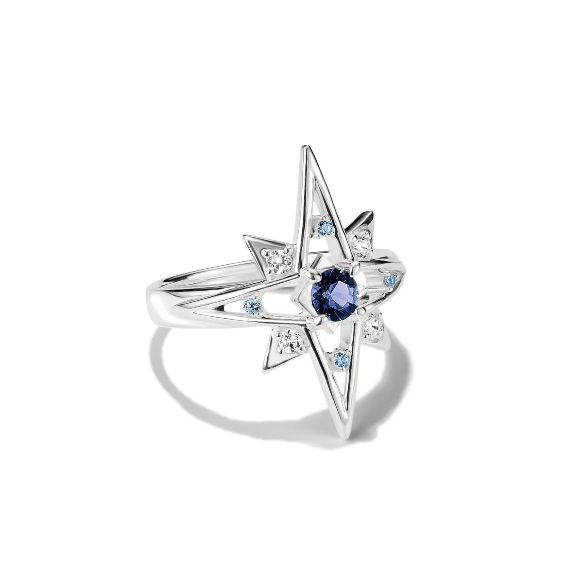 Thomas Sabo Ring star with blue stones TR2550U52 view 4