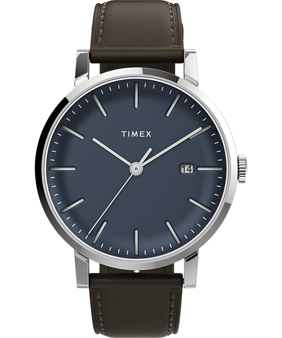Timex Midtown 38mm Brown Leather Band Watch TW2V36500