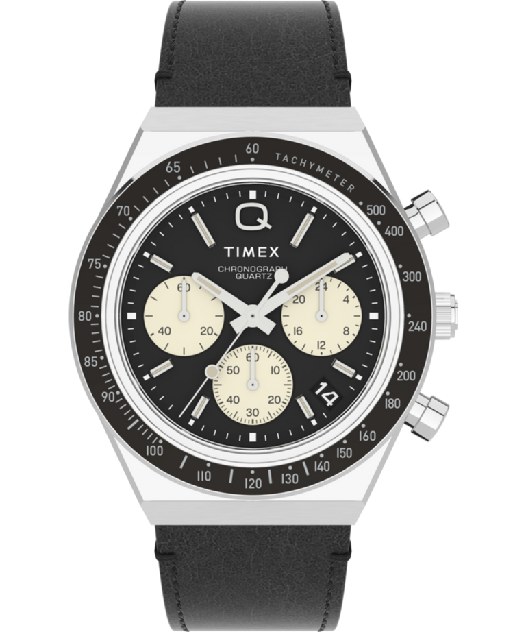 【国内即納】TIMEX トランセンド TW2V67000 腕時計 Timex 1970's Q Chronograph 40mm Blue SS | Watches.com