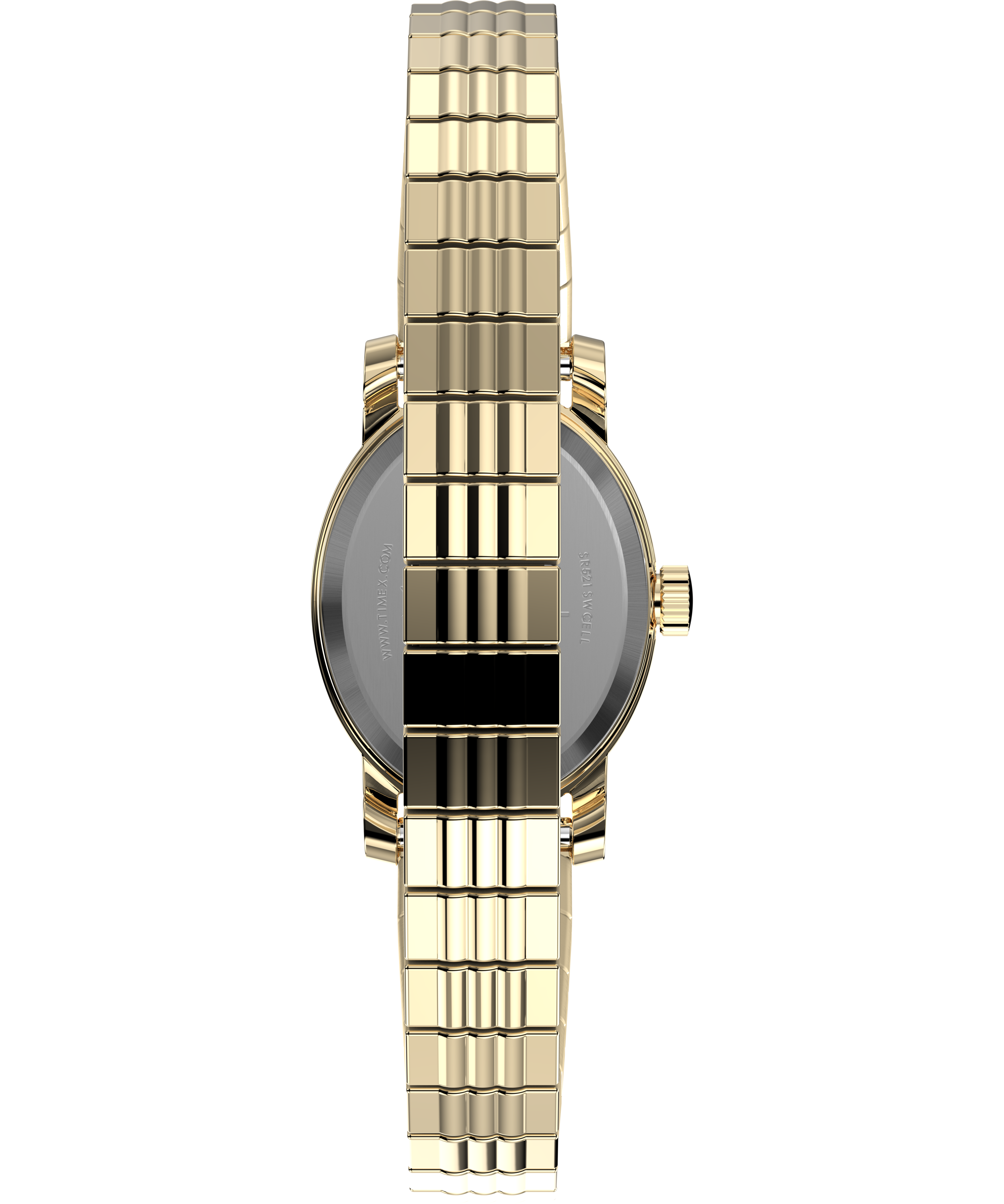 Timex Cavatina Gold Case and Band Mother Of Pearl Dial Women's Watch TW2W70100