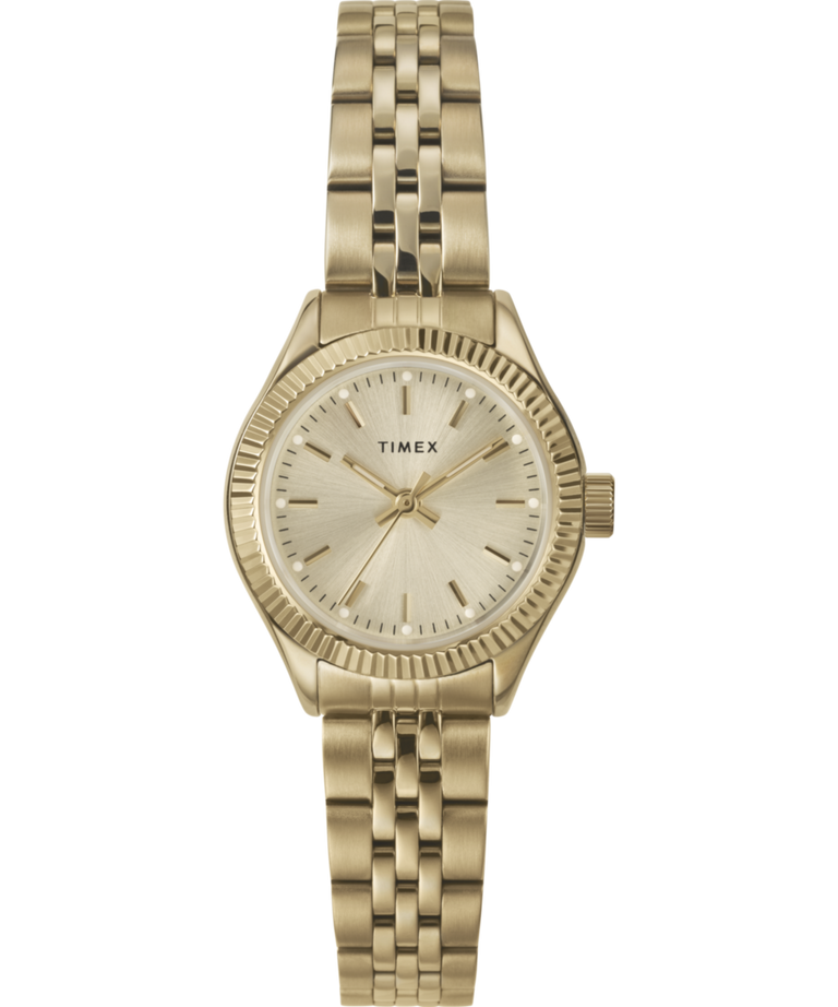 Timex Legacy Mini Gold Dial and Stainless Steel Quartz Watch TW2W91000