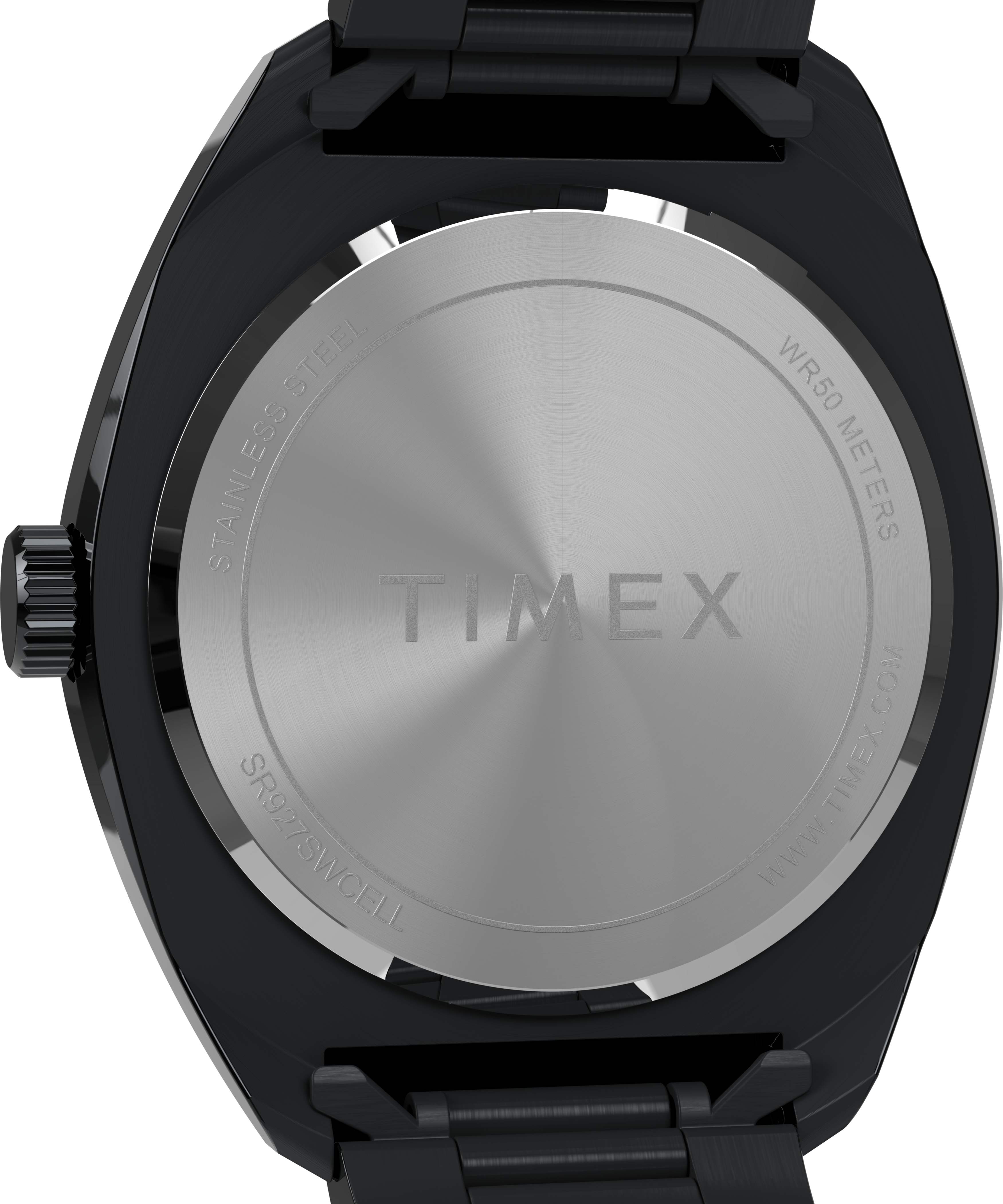 Timex Weston Black Dial Black Stainless Steel Bracelet Men's Watch TW2Y22800
