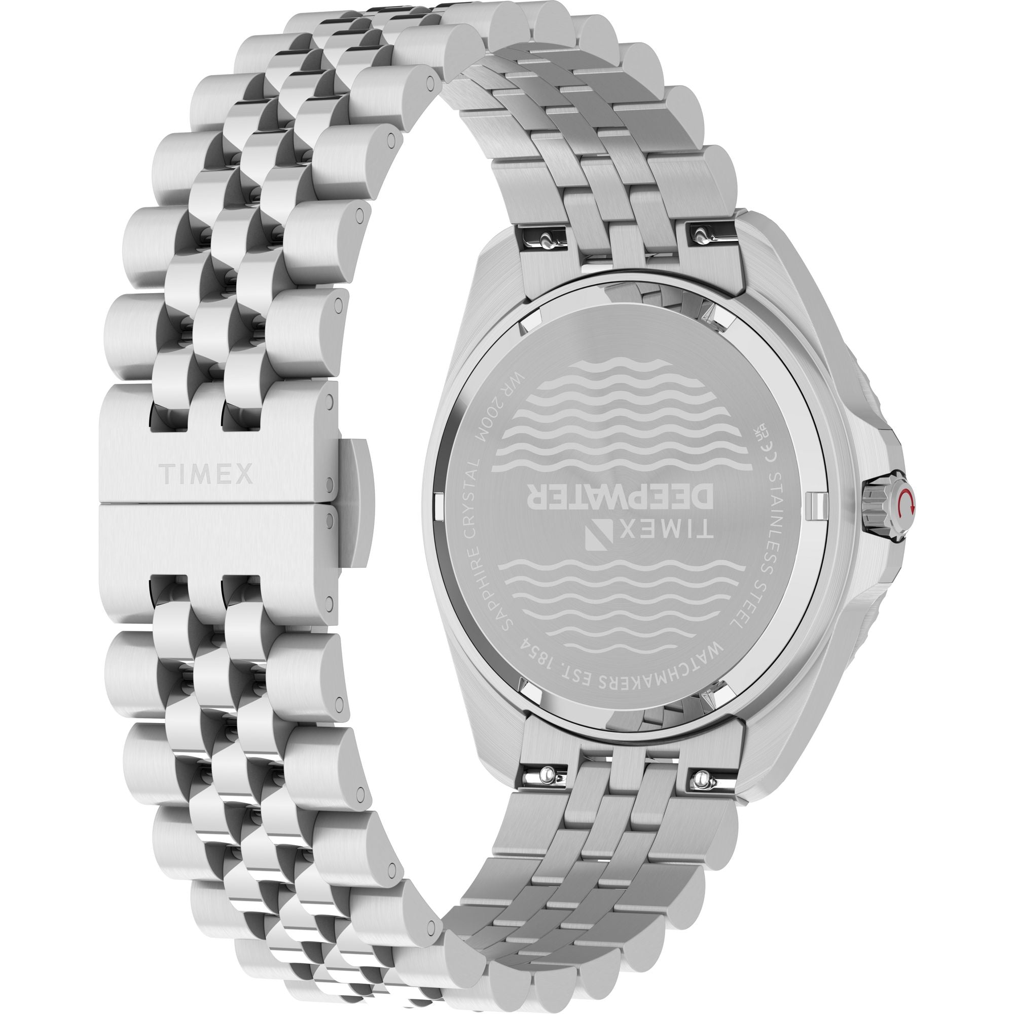 Timex Deepwater Arctic 200M Jubilee Stainless Steel Strap Watch TW2Y64500