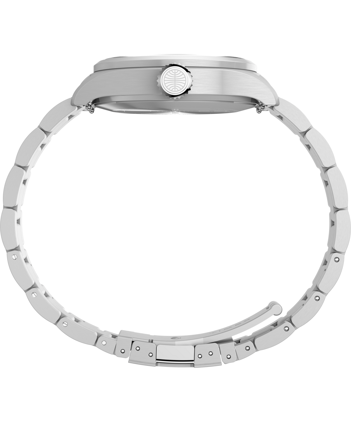 Timex Waterbury Pan Am GMT 41mm Silver Dial Steel Bracelet Watch TW2Y94600