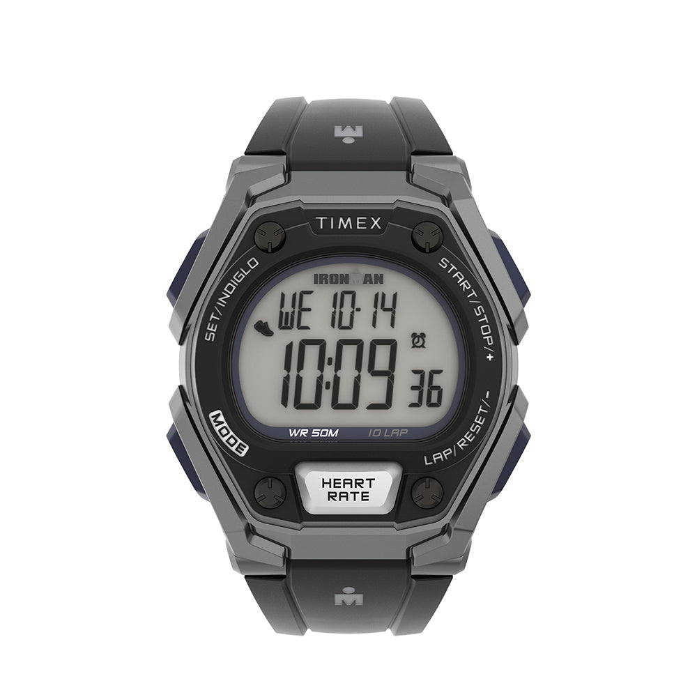 Timex Ironman Classic 10+ Digital Heart Rate Monitor 4mm Resin Band TW5M51200