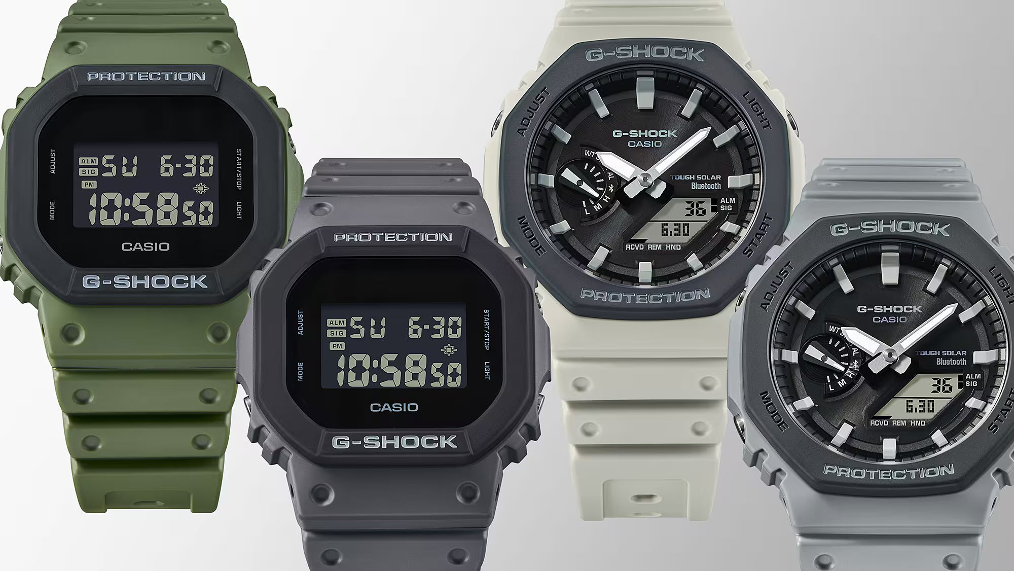 G-Shock Digital Urban Street Utility Grey Resin Band Watch DW5610UU-8D