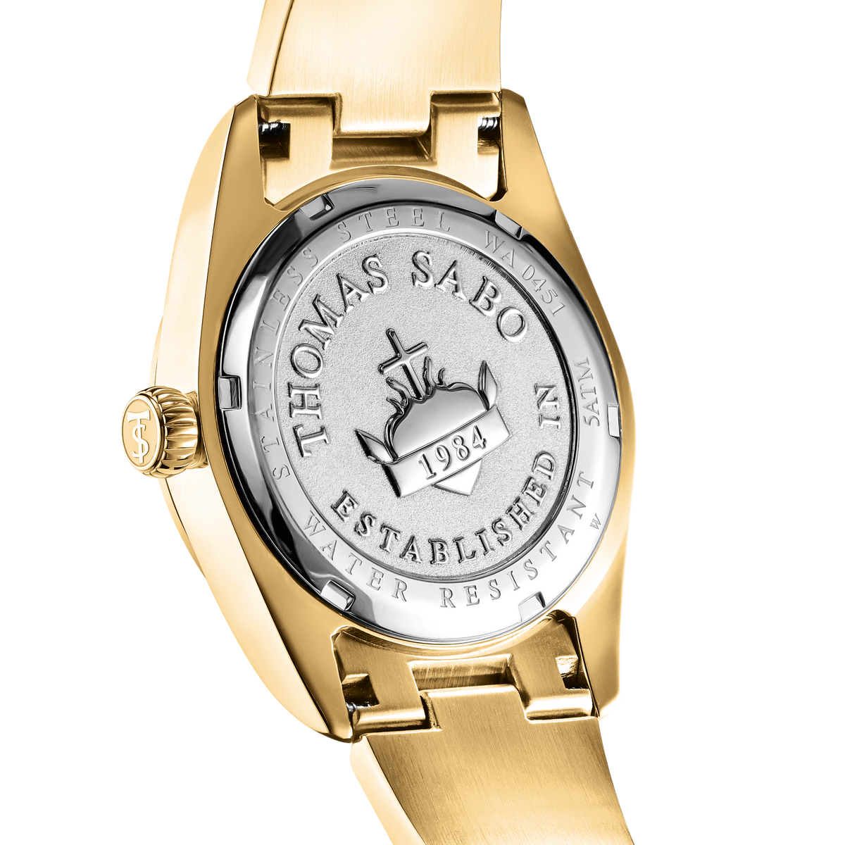 Thomas Sabo Elyndra Watch with red tiger eye dial 36 mm