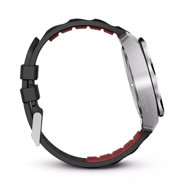 Victorinox Inox 43 Chrono Black Dial Rubber Strap Watch 241983