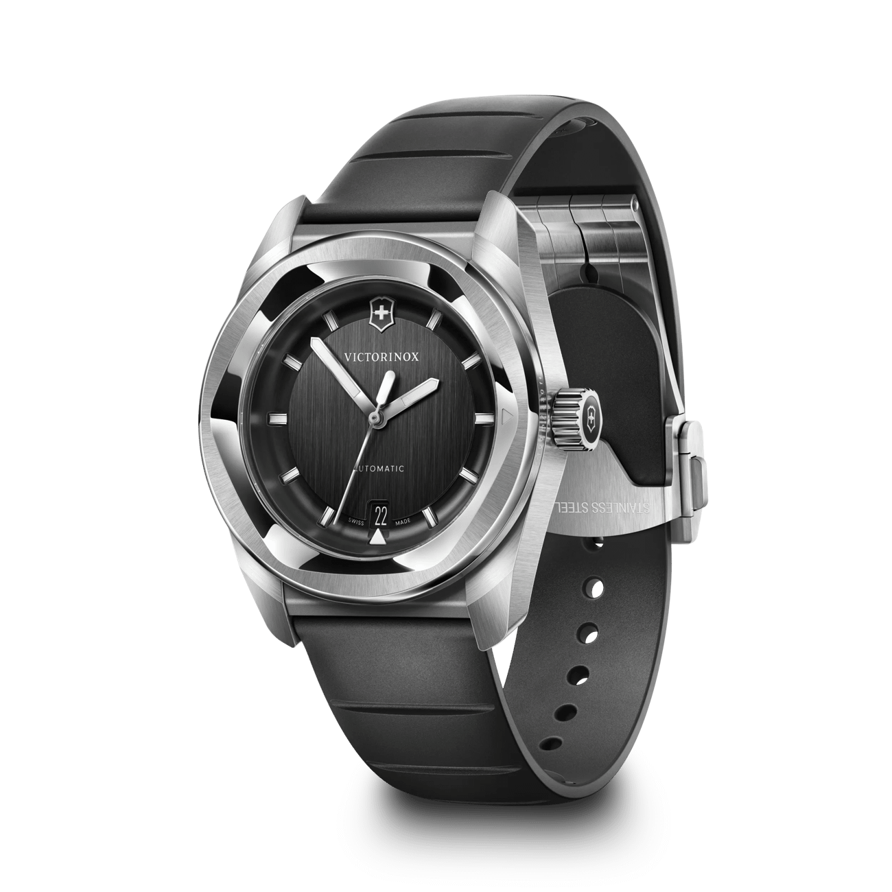 Victorinox Concept One Automatic 39mm Black Rubber and Dial Watch 242057