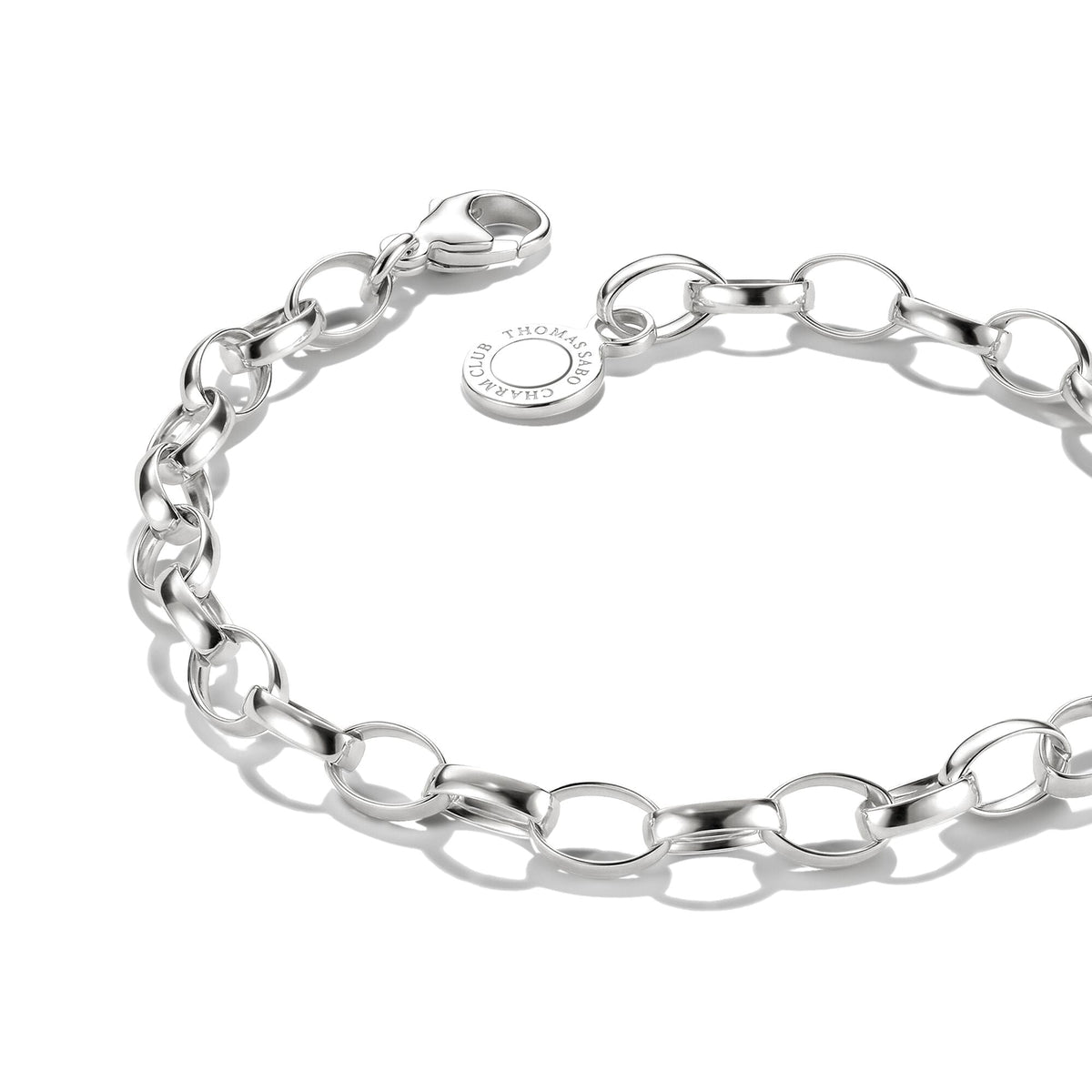 Thomas Sabo Silver-Plated Charm Club Bracelet CX0031M-14 CX0031M-14 view 3