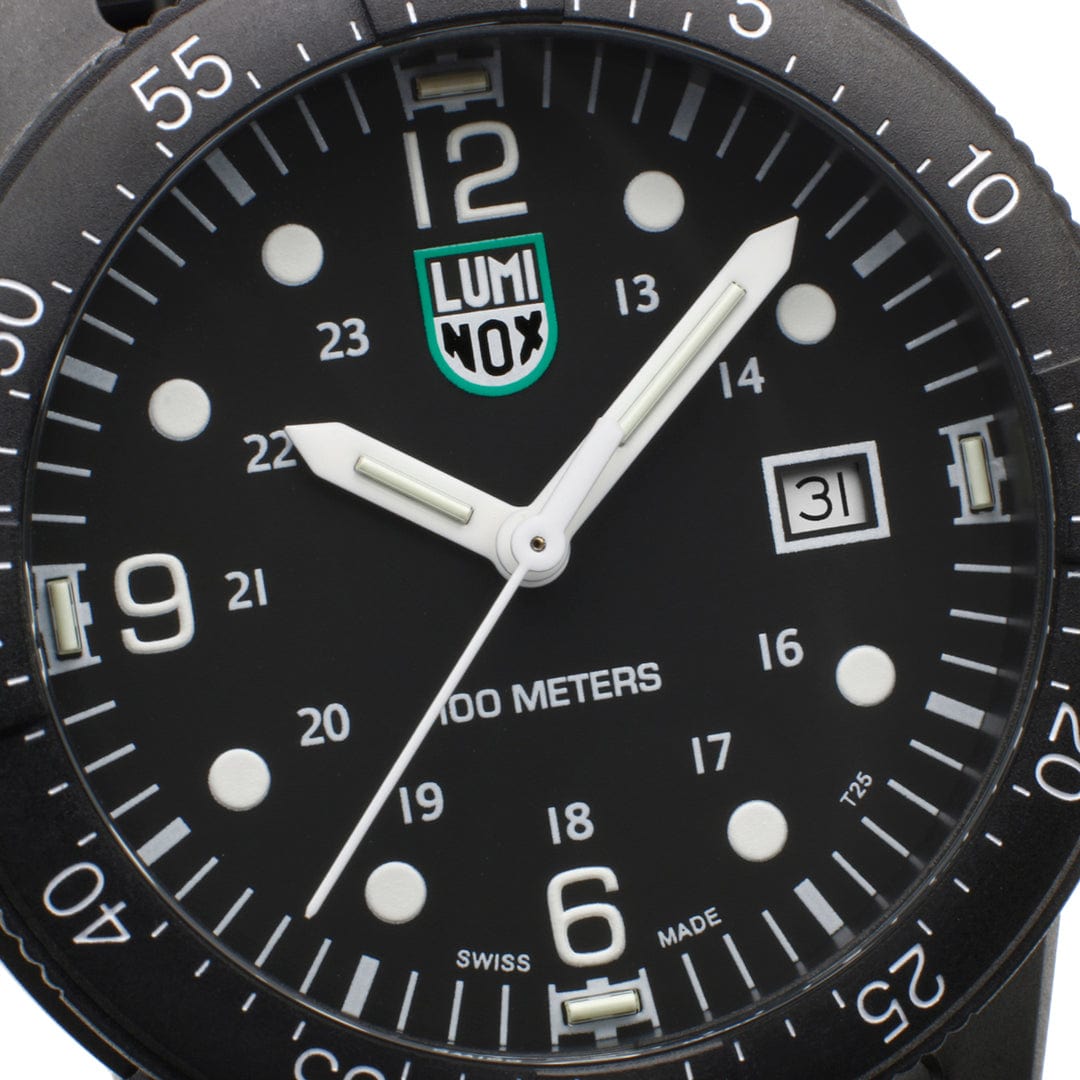 Luminox Sea Bass Carbonox Black Rubber Strap Watch X2.2001