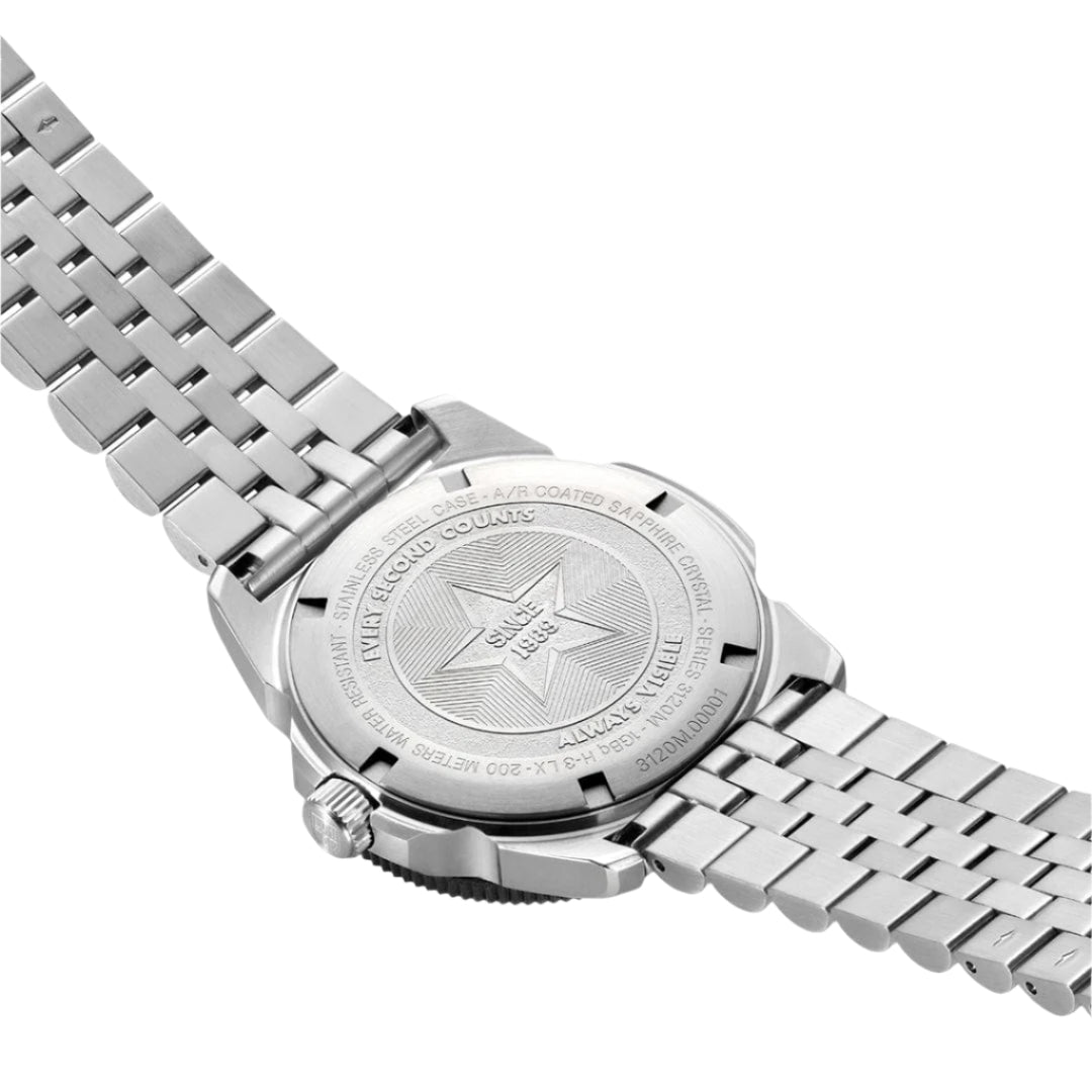 Luminox Pacific Diver Ripple Dive Black Dial Stainless Steel Watch XS.3122M.1