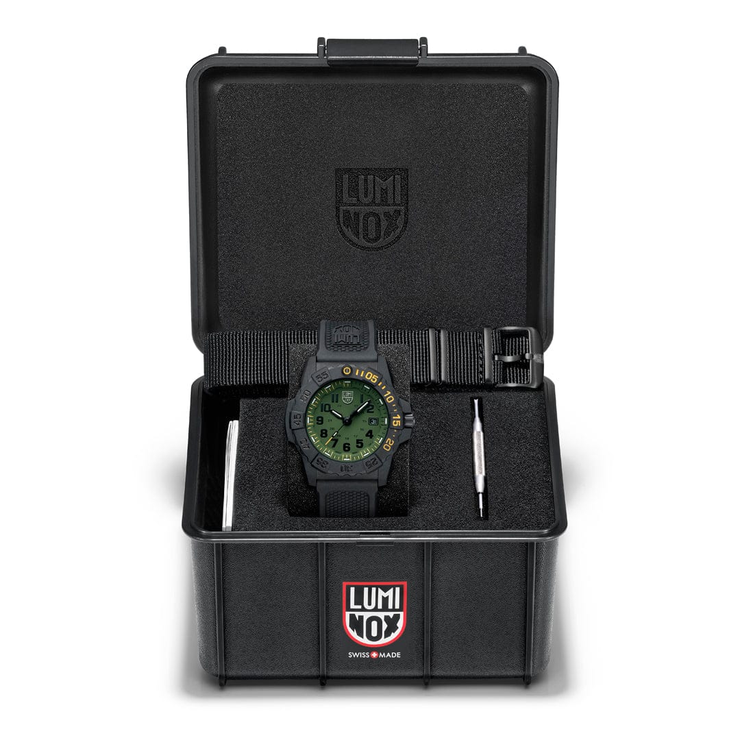 Luminox Navy Seal Foundation Green Dial Watch XS.3517.NSF.SET