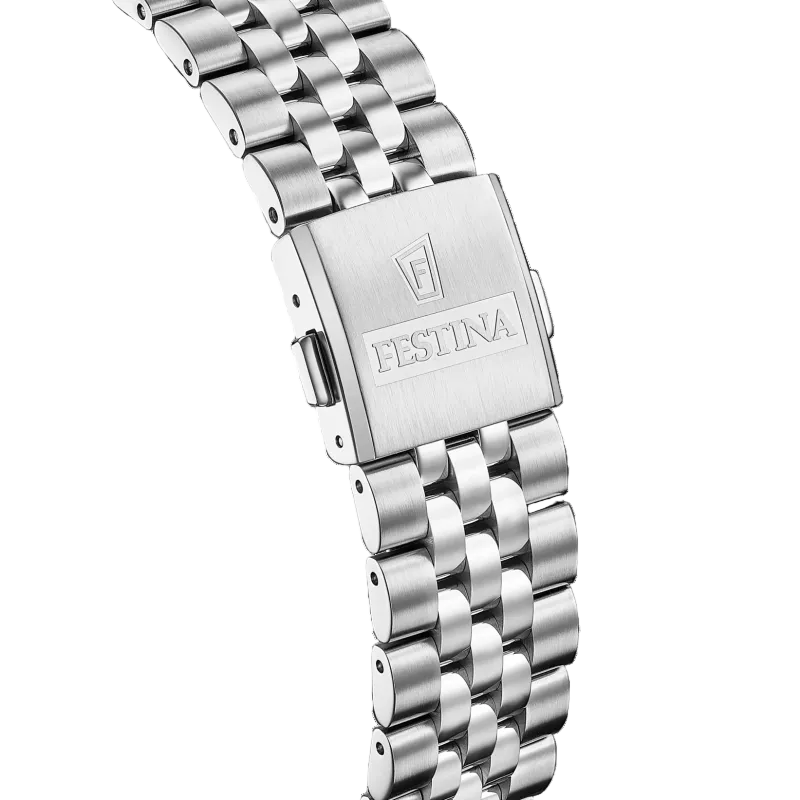 Festina Swiss Made Automatic Black Dial Stainless Steel Men’s Watch F20090/4