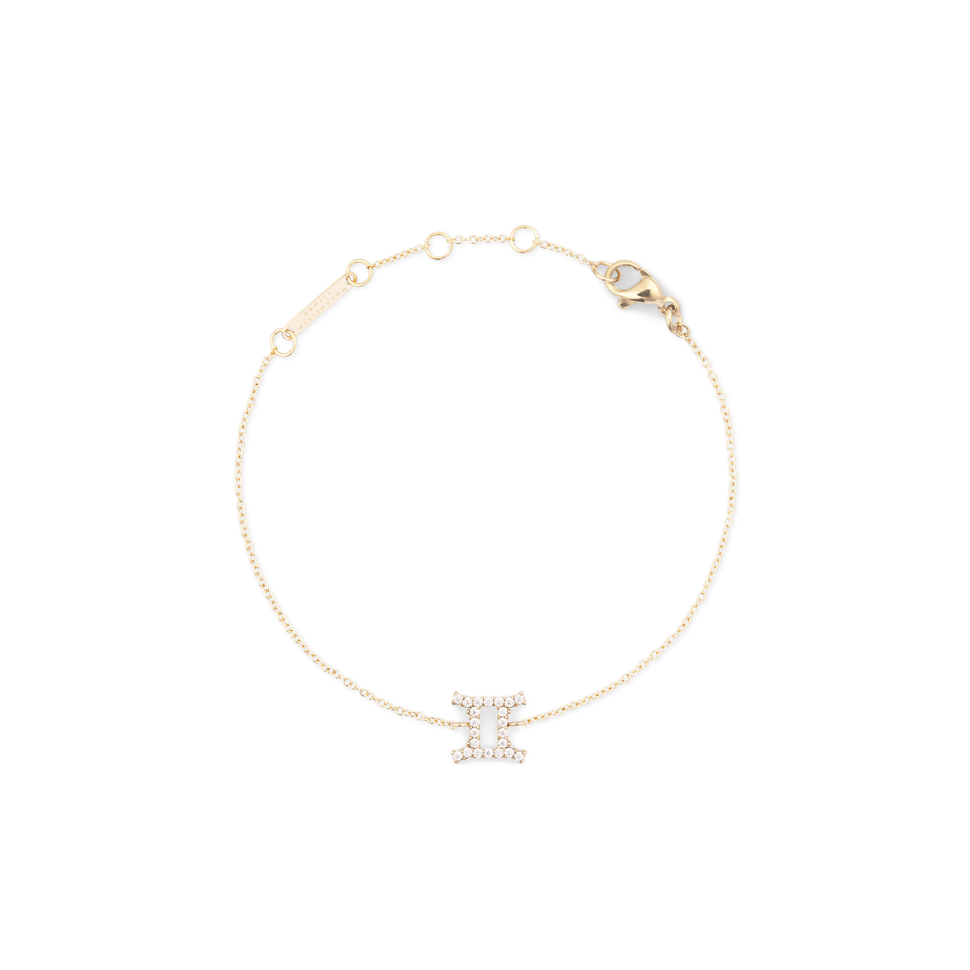 Daniel Wellington Crystal Zodiac Chain Bracelet Gold