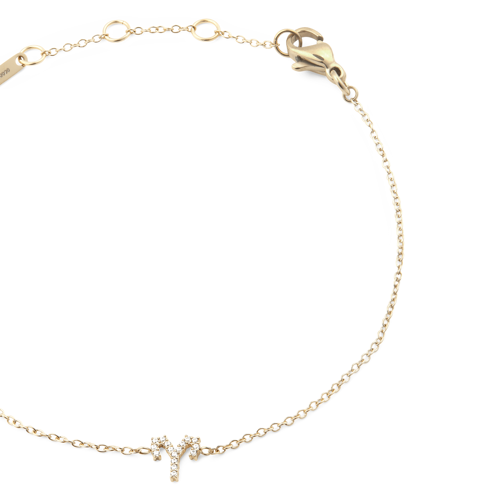 Daniel Wellington Crystal Zodiac Chain Bracelet Gold