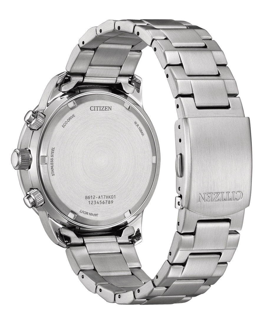 Citizen Eco-Drive Chronograph Blue Dial Stainless Steel CA0880-58L