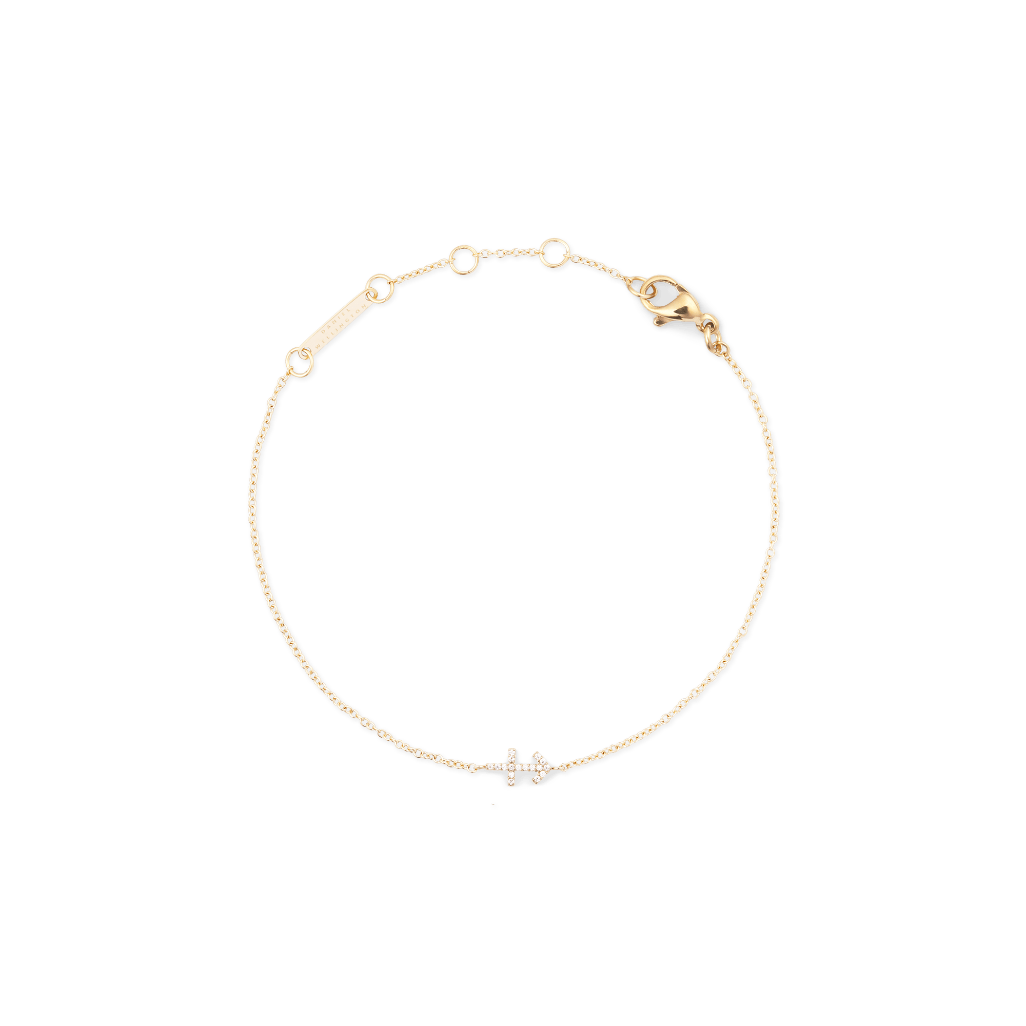 Daniel Wellington Crystal Zodiac Chain Bracelet Gold