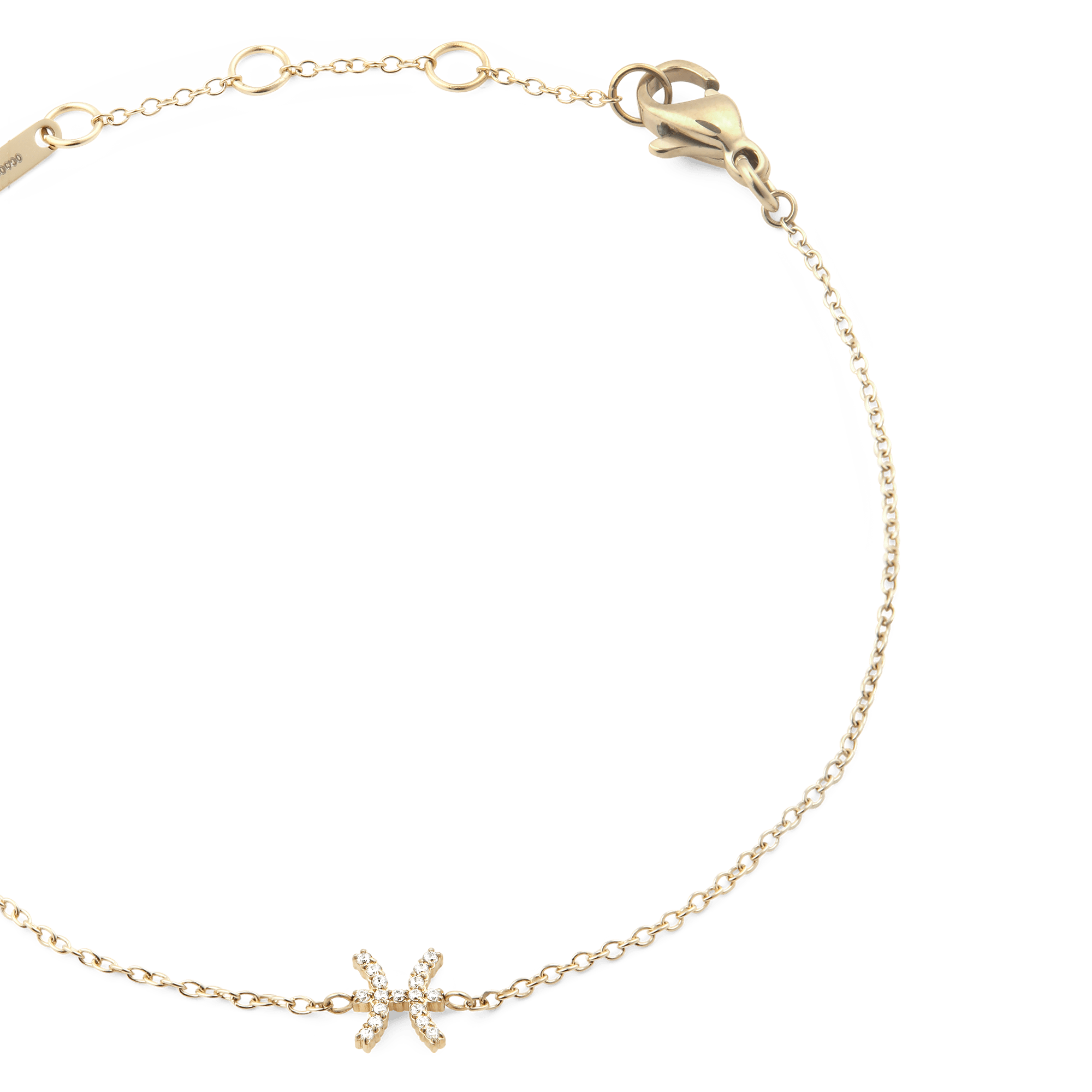 Daniel Wellington Crystal Zodiac Chain Bracelet Gold