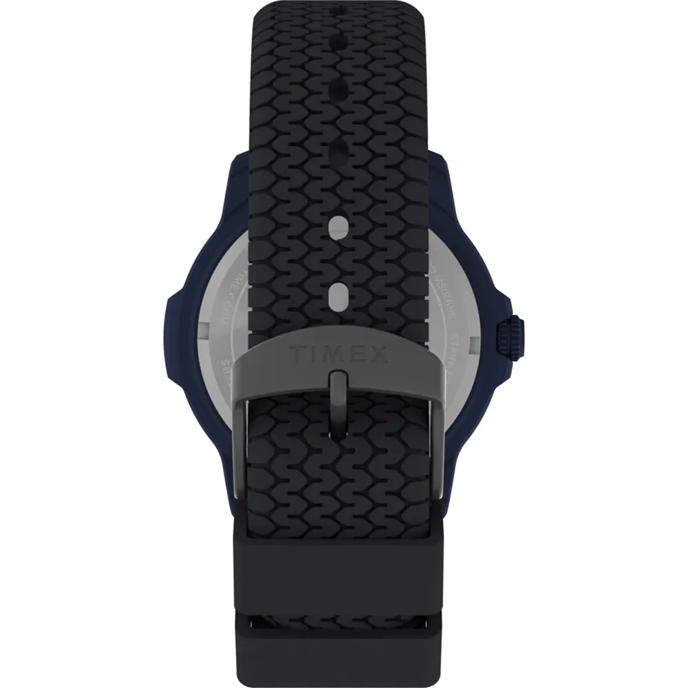 Timex Expedition Timber Blue Dial and Case with Black Rubber Band TW4B34600