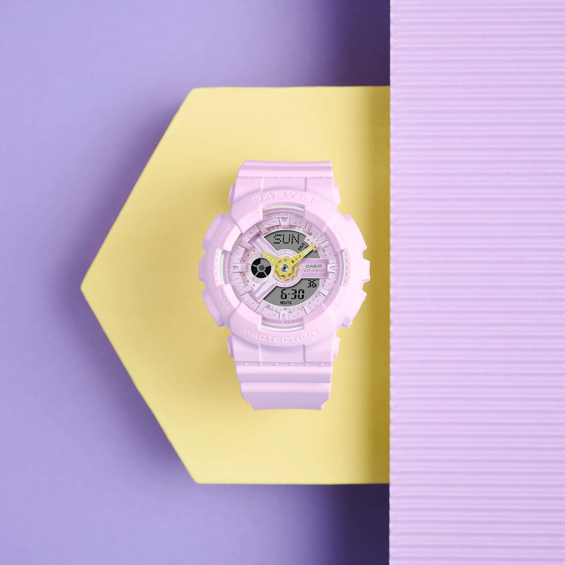 Baby-G Pink Pastel Dial and Resin Case + Band Watch BA110AH-6A