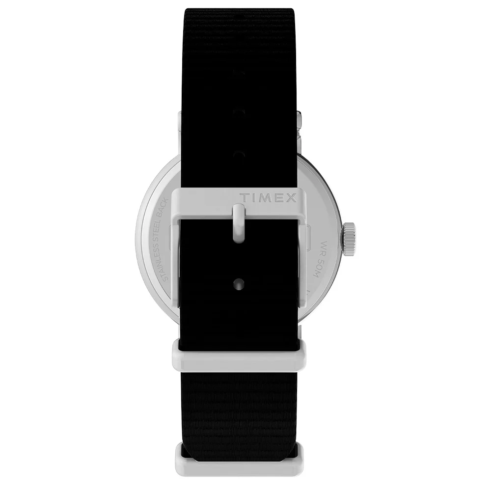 Timex Lab x Monolopy Weekender Black Leather Band with Monopoly Coloured Green TW2Y47000
