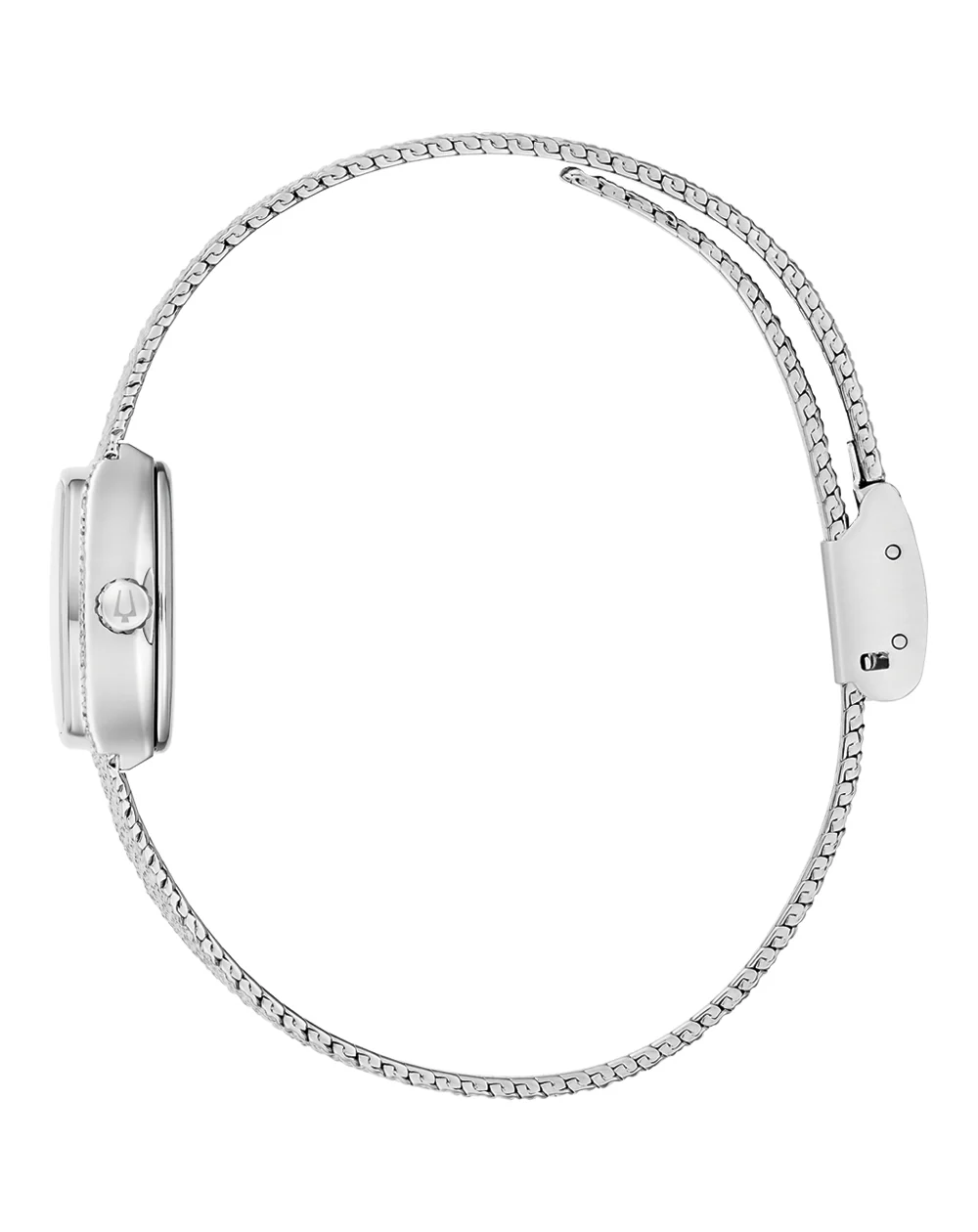 Bulova Quartz Goddess of Time "Sodalite" Blue Stone Dial Stainless Steel Watch 96L343