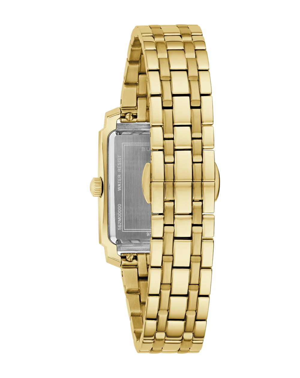 Bulova Sutton White Dial Gold Stainless Steel Watch 97L186
