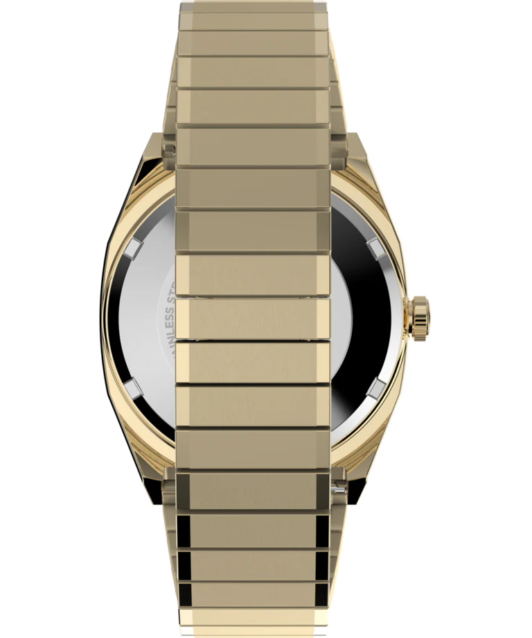 Timex Automatic 1983 Reissue Gold Stainless Steel Band Mens Watch TW2Y07200