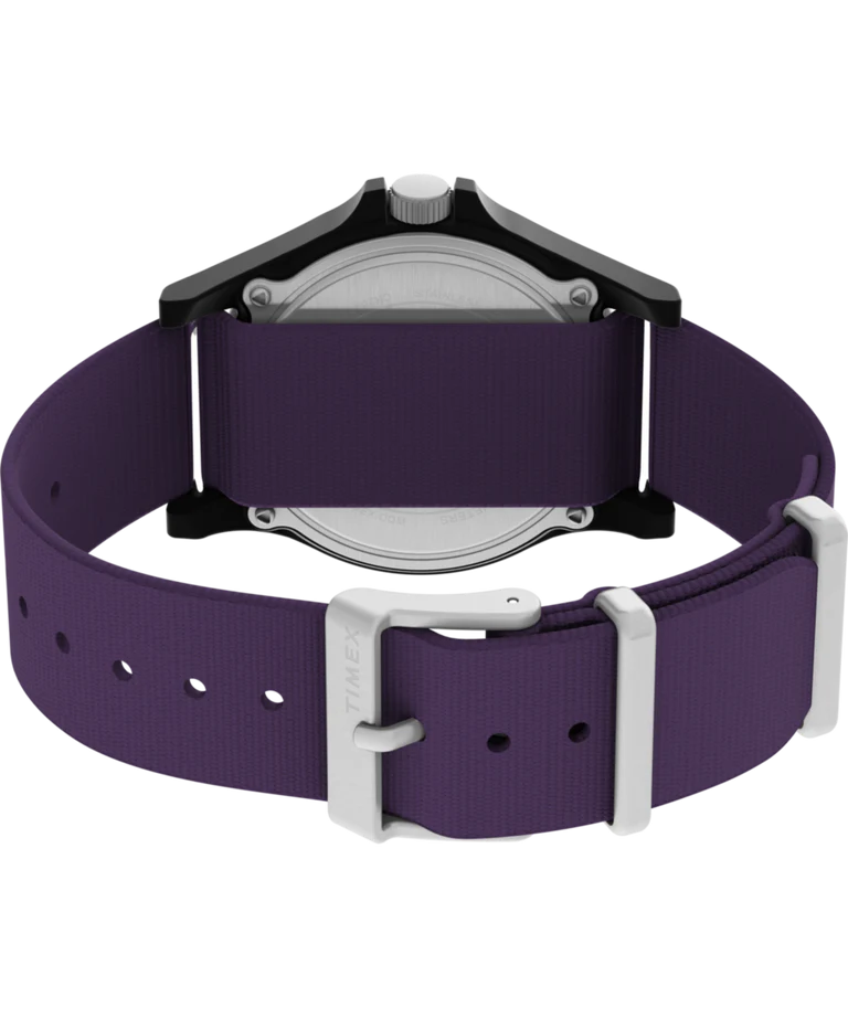 Timex x Fortnite Acadia Purple Fabric Strap Watch TW2Y46300